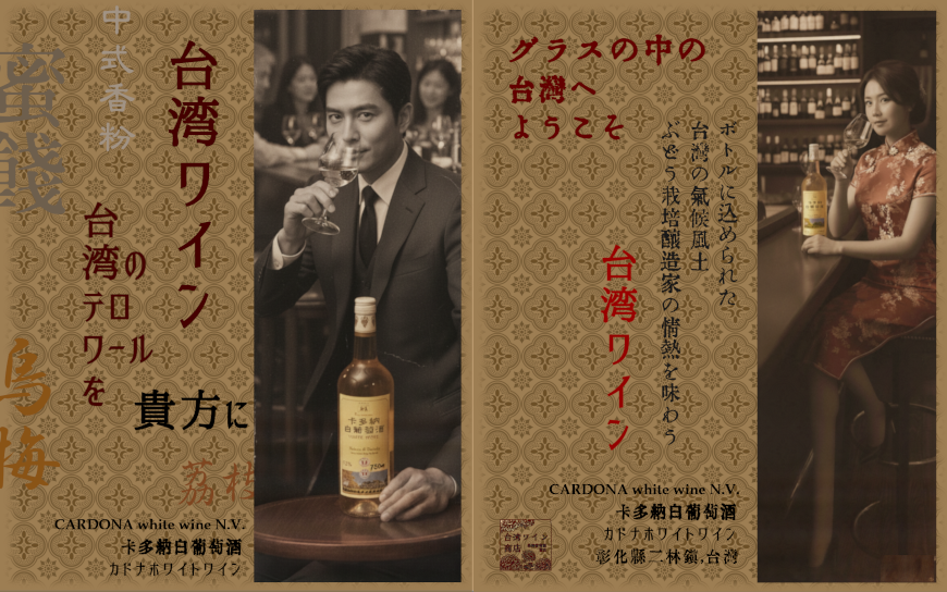 台湾ワインのご案内 当店でご賞味いただけます。